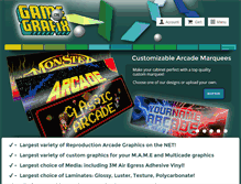 Tablet Screenshot of gameongrafix.com